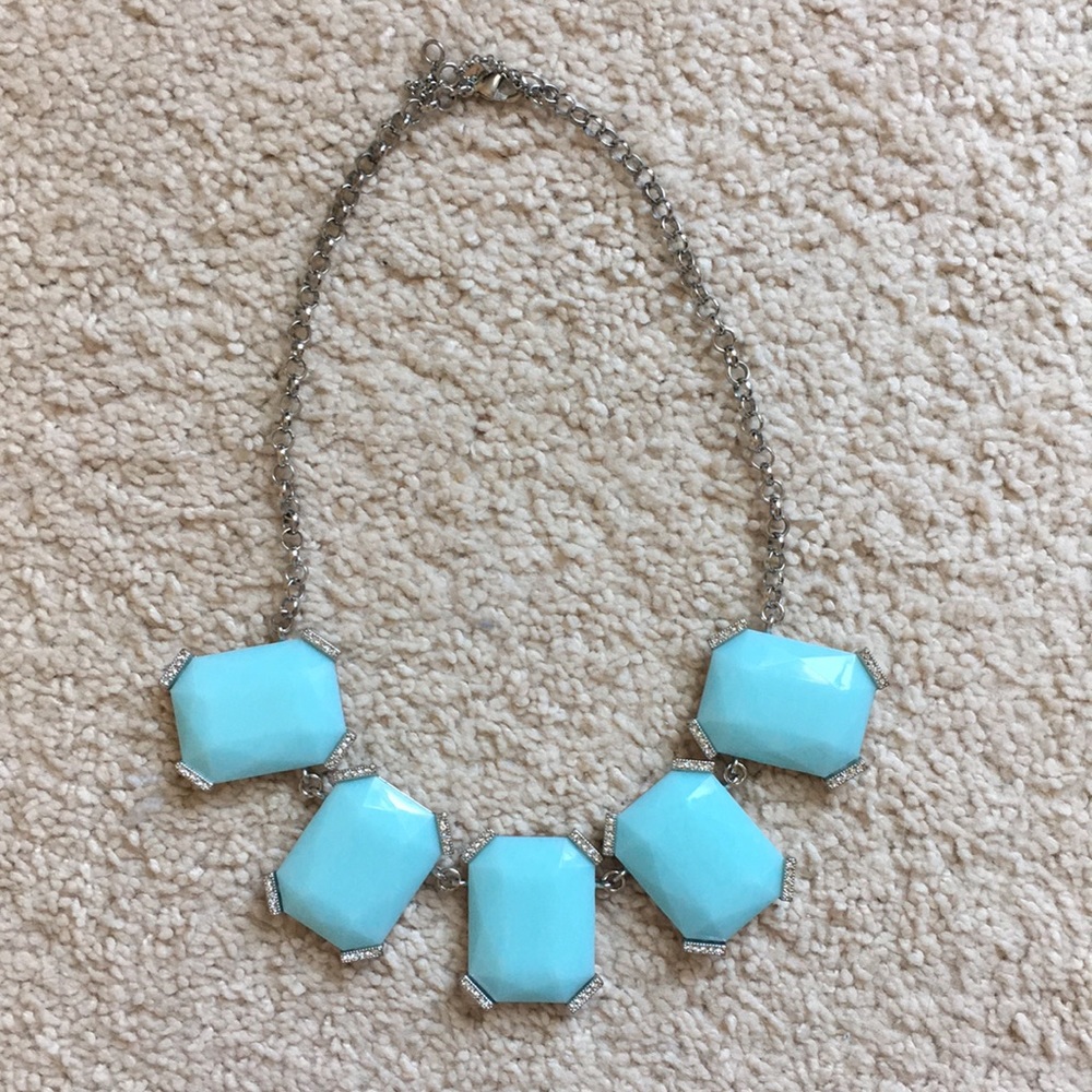 Banana Republic blue and silver necklace